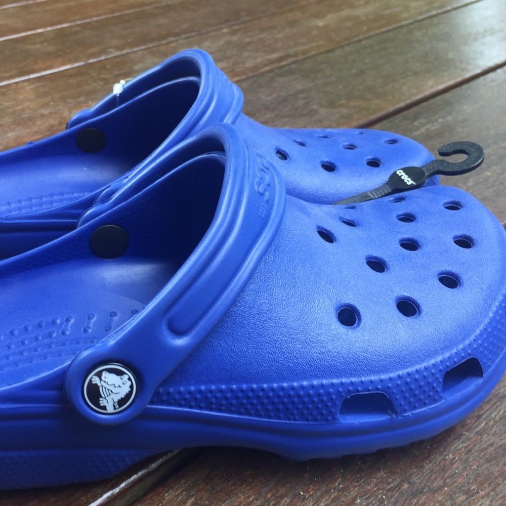 Blue NEW CROCS!!